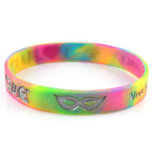 Wristband factory custom bulk multi colors silicone party wrist band for promotion item